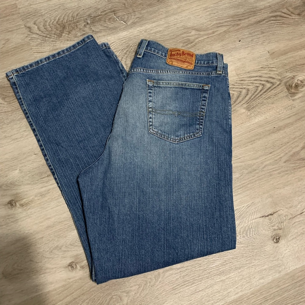 Lucky Brand Mens Relax Straight Jean 38x32